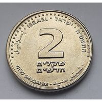 Израиль 2 новых шекеля,2008 (2-2-18)