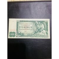 Чехословакия 100 крон 1961 г. (б/у)