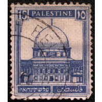 Палестина (Британская). 1927-32. Мечеть Купол Скалы. Марка из серии. Гаш.
