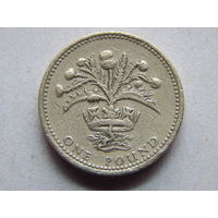 Великобритания 1 фунт 1989г.