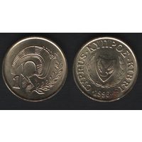 Кипр km53.3 1 цент 1996 год (om00)