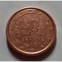 1 евроцент, Испания 2006 г.