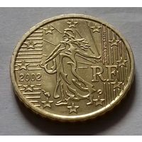 10 евроцентов, Франция 2002 г., AU