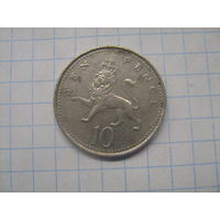Великобритания 10 пенсов 1992г  km938b