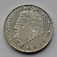 Германия 2 марки Франц Йозеф Штраус. 1992. F
