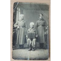 Фото "Трио с гармошкой",ПМВ, до 1917 г.