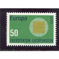 Лихтенштейн. Европа СЕРТ 1970