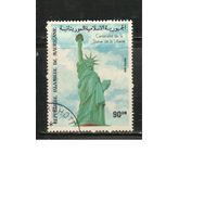 Мавритания-1985 (Мих.861) гаш. ,США , Статуя Свободы(одиночка)