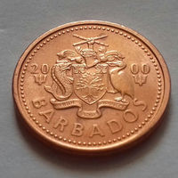 1 цент, Барбадос 2000 г.