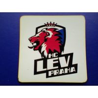 Магнит - Логотип Хоккейный Клуб - "ЛЕВ" Прага - Размер Магнита - 10/10 см.