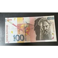 100 толларов Словения 2003 г UNC