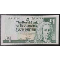 1 фунт 2001 года - Шотландия - UNC