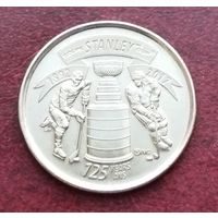 Канада 25 центов, 2017 125 лет Кубку Стенли