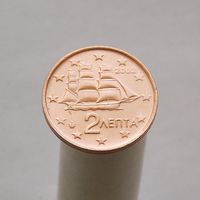 Греция 2 евроцентa 2002