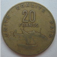 Джибути 20 франков 1991 г.