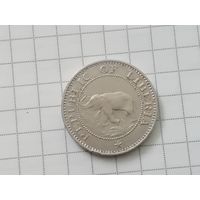 Либерия 5 центов 1977 г