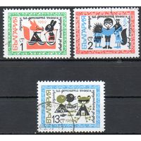 Неделя детской книги Болгария 1969 год серия из 3-х марок