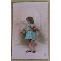 Старинная открытка Франция нач. XX в.