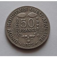 50 франков 1975 г. Западная Африка