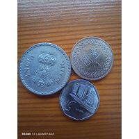 Индия 5 рупий 1999, Куба 5 центов 2000, Тайвань 1 доллар -23