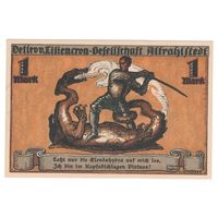 Германия 1 марка 1922 года. Состояние UNC!