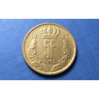 5 франков 1987. Люксембург.