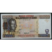 Гвинея 1000 франков 1998 года. Состояние UNC!