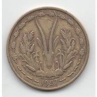 25 франков 1957 Того