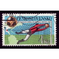 1 марка 1986 год Чехословакия Футбол 2862