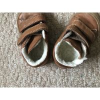 Каштаново-коричневые утеплённые ботинки Naturino р. 18