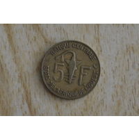 Западная Африка 5 франков 1965(первый год)