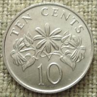 10 центов 1989 Сингапур