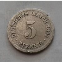 5 пфеннигов, Германия 1892 A