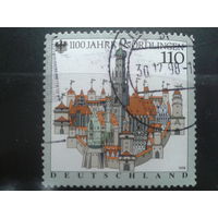 Германия 1998 1100 лет г. Нординген Михель-1,0 евро гаш.
