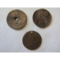 3  монеты 1797 г., 1806 г. ( 3 шт. одним лотом )
