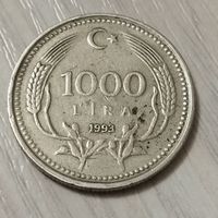 Турция 1000 лир 1993г.