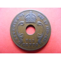 10 центов 1941 года Восточная Африка