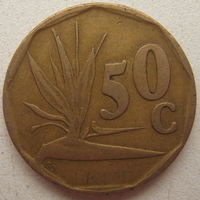 ЮАР 50 центов 1991 г. Цена за 1 шт. (gl)
