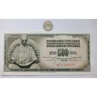 Werty71 Югославия 500 динаров 1981 аUNC банкнота
