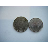 Белиз 25 центов 1994г.