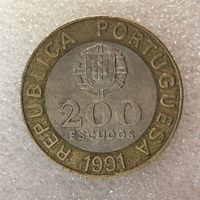 Португалия 200 Escudos 1991