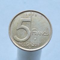 Бельгия 5 франков 1998 (Французская легенда)