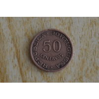Ангола 50 сентаво 1958