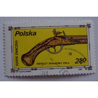 Польша.1981. Старинный пистолет XVII века.