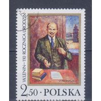 [253] Польша 1980. Политика.Ленин. Одиночный выпуск. Гашеная марка.