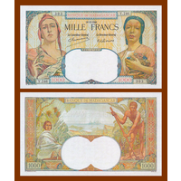 [КОПИЯ] Мадагаскар 1000 франков 1948 с водяным знаком