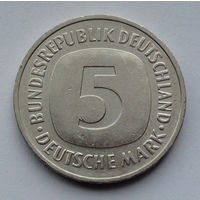 Германия 5 марок. 1992. D