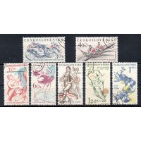 Спорт Чехословакия 1961 год серия из 7 марок