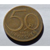 Австрия. 50 грошен 1961 года.