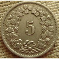 5 раппенов 1947 Швейцария